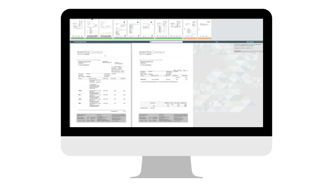 smart INVOICE Screenshot Strukturkontrolle