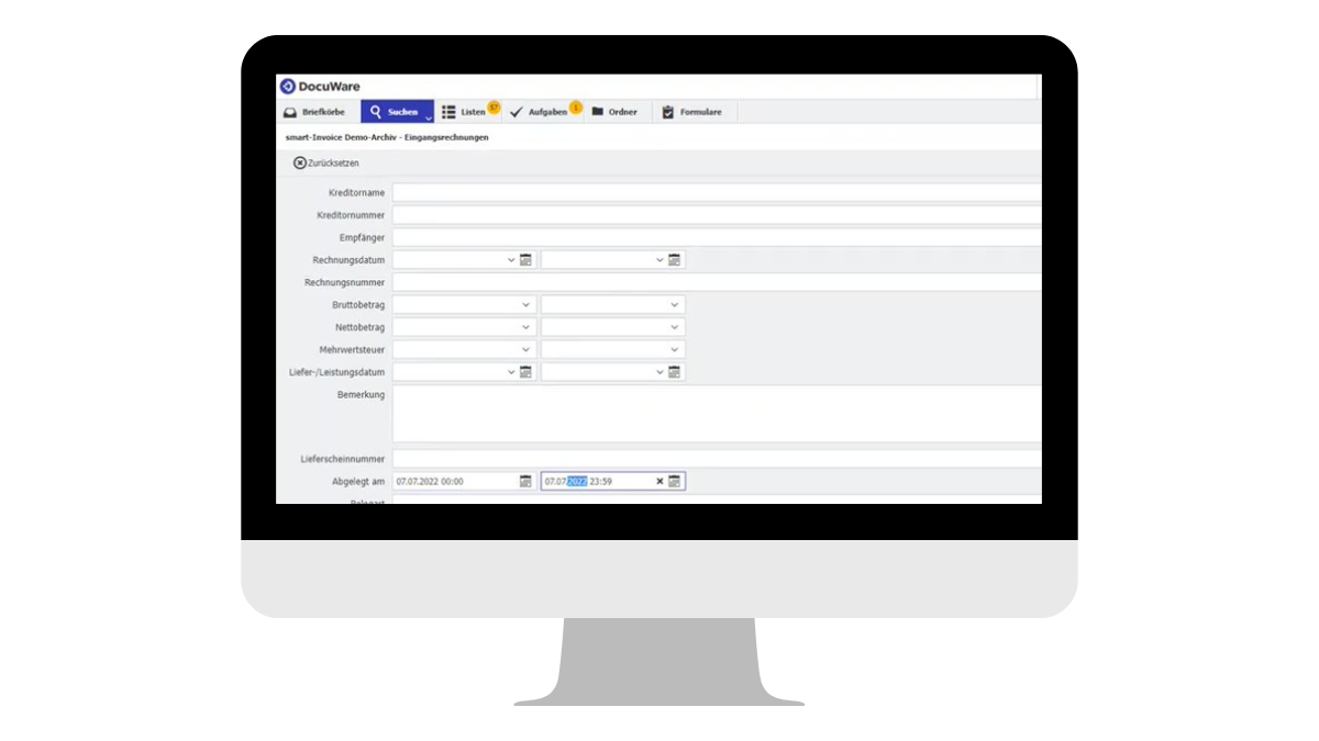 DocuWare Screenshot